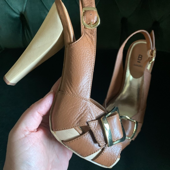 Bakers Shoes - Baker Isabelle cognac heel
